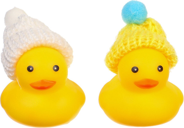 Изображение товара Набор игрушек для ванной Крошка Я Уточки в шапке / 10095803 (2шт)