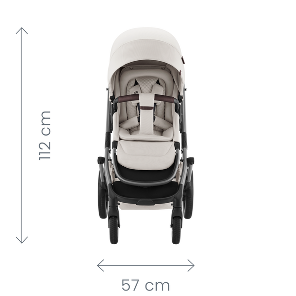 Изображение товара Детская универсальная коляска Britax Romer Smile 5Z LUX 2в1 / SM37988 (Warm Caramel)