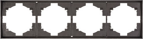 Изображение товара Рамка для выключателей и розеток Kranz Strong KR-78-0754-6 (графит)