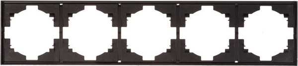 Изображение товара Рамка для выключателей и розеток Kranz Strong KR-78-0755-5 (антрацит)