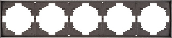 Изображение товара Рамка для выключателей и розеток Kranz Strong KR-78-0755-6 (графит)