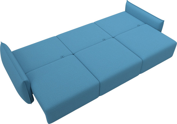 Изображение товара Диван Лига Диванов Лига-051 НПБ Лонг (рогожка амур 10 голубой)