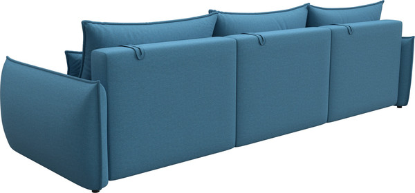 Изображение товара Диван Лига Диванов Лига-051 НПБ Лонг (рогожка амур 10 голубой)