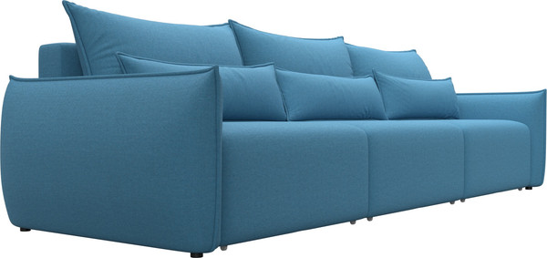 Изображение товара Диван Лига Диванов Лига-051 НПБ Лонг (рогожка амур 10 голубой)