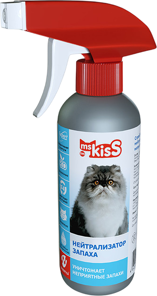 Изображение товара Средство для нейтрализации запахов Ms. Kiss для кошек / MK05-00310 (200мл)