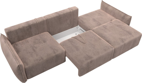 Изображение товара Диван Лига Диванов Лига-051 НПБ Лонг (велюр Tower  05 бежевый)