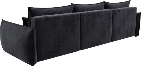 Изображение товара Диван Лига Диванов Лига-051 НПБ Лонг (велюр Tower 11 темно-серый)