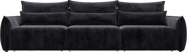 Изображение товара Диван Лига Диванов Лига-051 НПБ Лонг (велюр Tower 11 темно-серый)