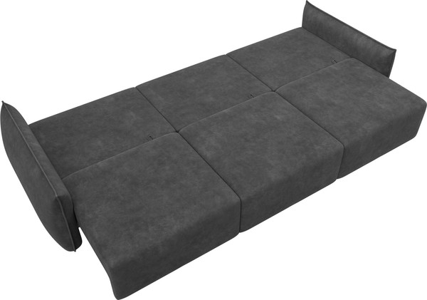 Изображение товара Диван Лига Диванов Лига-051 НПБ Лонг (велюр Brut 16 темно-серый)