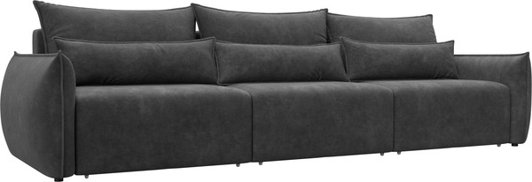 Изображение товара Диван Лига Диванов Лига-051 НПБ Лонг (велюр Brut 16 темно-серый)