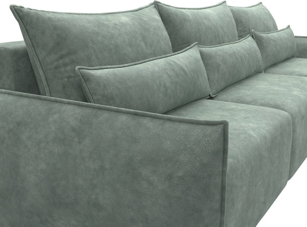 Изображение товара Диван Лига Диванов Лига-051 НПБ Лонг (велюр Brut 08 зеленый)