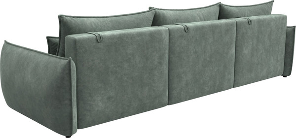 Изображение товара Диван Лига Диванов Лига-051 НПБ Лонг (велюр Brut 08 зеленый)