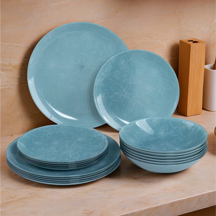 Изображение товара Набор столовой посуды Luminarc Melitina Blue V9722 (18пр)