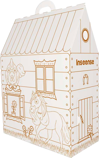 Изображение товара Детский игровой домик Inseense Кошкин домик / 1428 (450х230х420мм)