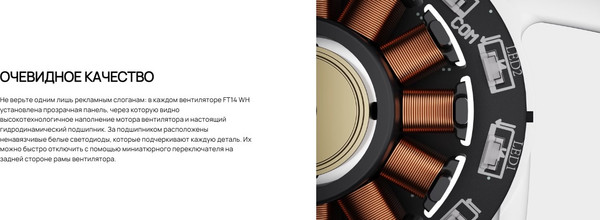 Изображение товара Вентилятор для корпуса Deepcool FT14 WH (R-FT14-WHWPN1-G)