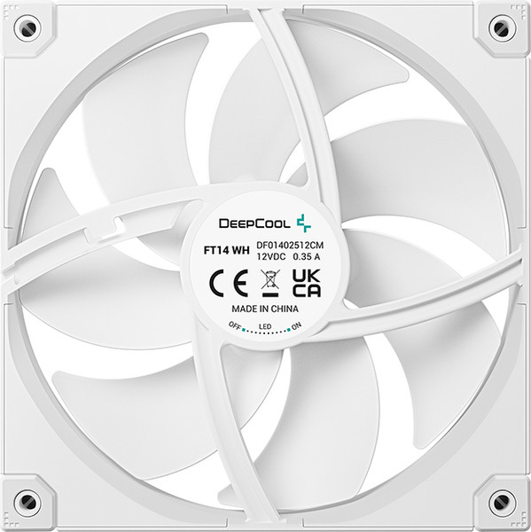 Изображение товара Вентилятор для корпуса Deepcool FT14 WH (R-FT14-WHWPN1-G)