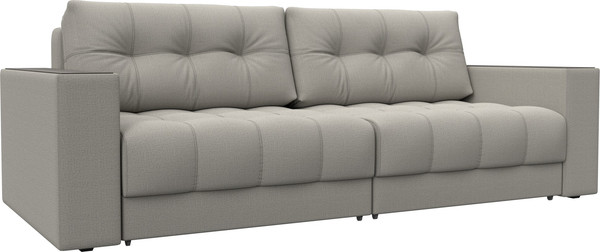 Изображение товара Диван Лига Диванов Лига-049 НПБ с декором (рогожка амур 02 бежевый)