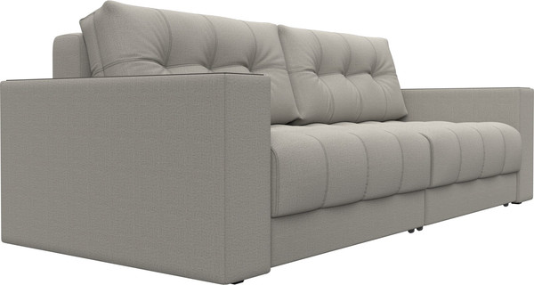 Изображение товара Диван Лига Диванов Лига-049 НПБ с декором (рогожка амур 02 бежевый)