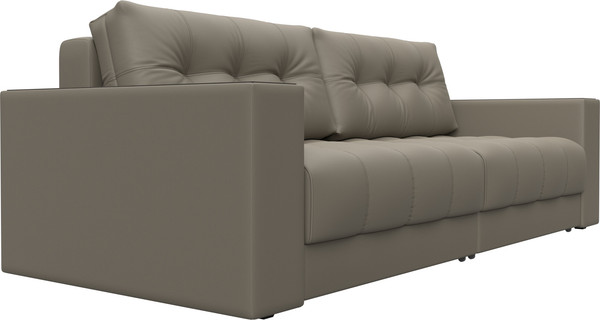 Изображение товара Диван Лига Диванов Лига-049 НПБ с декором (экокожа Grifon 04 бежевый)