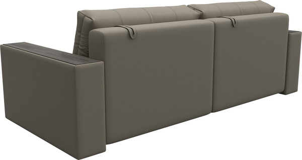 Изображение товара Диван Лига Диванов Лига-049 НПБ с декором (экокожа Grifon 04 бежевый)