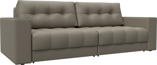 Изображение товара Диван Лига Диванов Лига-049 НПБ с декором (экокожа Grifon 04 бежевый)