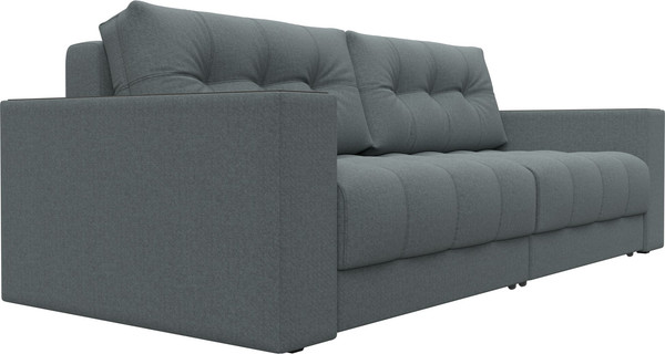 Изображение товара Диван Лига Диванов  Лига-049 НПБ с декором (рогожка амур 07 серый)