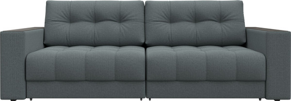 Изображение товара Диван Лига Диванов  Лига-049 НПБ с декором (рогожка амур 07 серый)