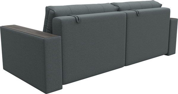 Изображение товара Диван Лига Диванов  Лига-049 НПБ с декором (рогожка амур 07 серый)