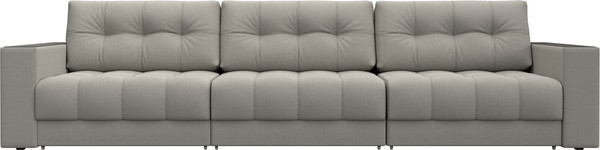 Изображение товара Диван Лига Диванов Лига-049 НПБ Лонг с декором (рогожка амур 02 бежевый)