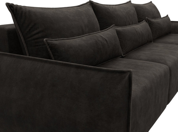 Изображение товара Диван Лига Диванов Лига-051 НПБ Лонг (велюр Brut 17 коричневый)