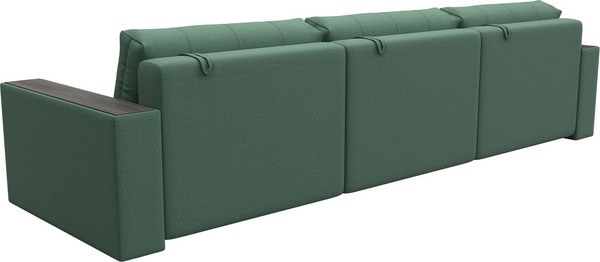 Изображение товара Диван Лига Диванов Лига-049 НПБ Лонг с декором (рогожка амур 11 зеленый)