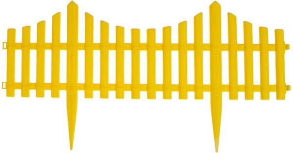 Изображение товара Изгородь декоративная GREENGO 30x300см 5 секций / 3296969 (желтый)