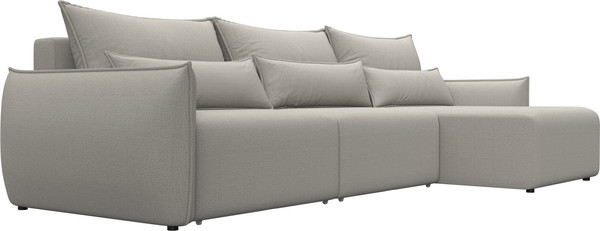 Изображение товара Диван угловой Лига Диванов Лига-051 НПБ Лонг универсальный (рогожка амур 02 бежевый)