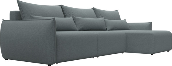 Изображение товара Диван угловой Лига Диванов Лига-051 НПБ Лонг универсальный (рогожка амур 07 серый)