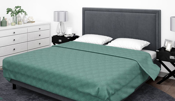 Изображение товара Покрывало Бояртекс Ультрастеп гл/кр. №16-5515 (150x210, верх/низ малахит)