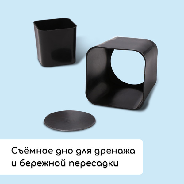 Изображение товара Набор горшков для рассады GREENGO 1839721 (12шт, микс)