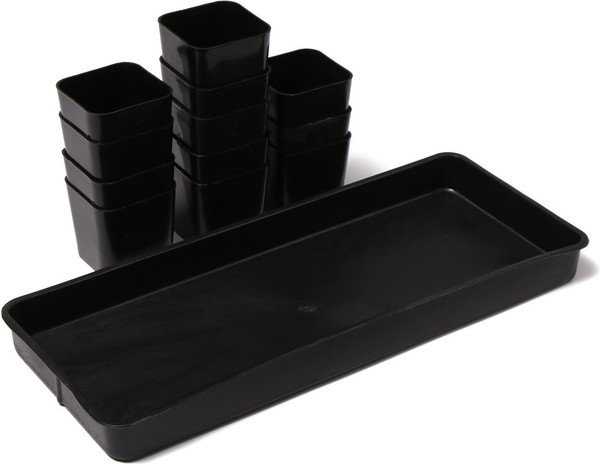 Изображение товара Набор горшков для рассады GREENGO 1839721 (12шт, микс)