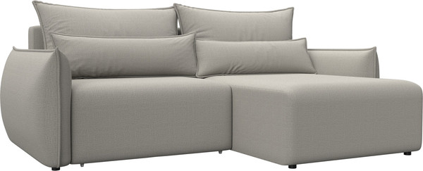 Изображение товара Диван угловой Лига Диванов Лига-051 НПБ универсальный (рогожка амур 02 бежевый)