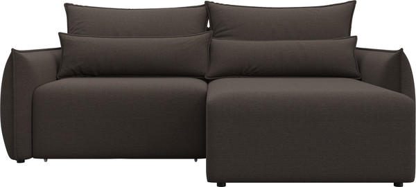 Изображение товара Диван угловой Лига Диванов Лига-051 НПБ универсальный (рогожка амур 05 коричневый)