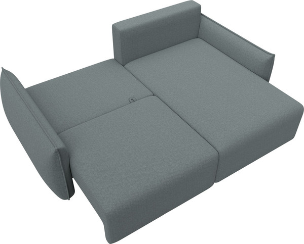 Изображение товара Диван угловой Лига Диванов Лига-051 НПБ универсальный (рогожка амур 07 серый)