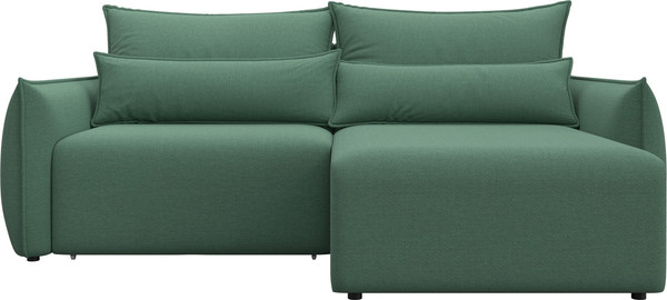 Изображение товара Диван угловой Лига Диванов Лига-051 НПБ универсальный (рогожка амур 11 зеленый)