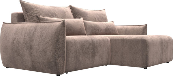 Изображение товара Диван угловой Лига Диванов Лига-051 НПБ универсальный (велюр Tower 05 бежевый)
