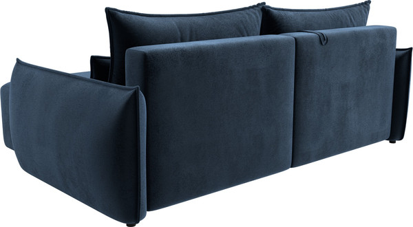 Изображение товара Диван угловой Лига Диванов Лига-051 НПБ универсальный (велюр Tower 13 синий)