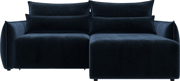 Изображение товара Диван угловой Лига Диванов Лига-051 НПБ универсальный (велюр Tower 13 синий)