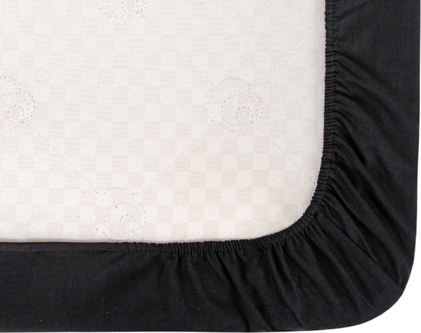 Изображение товара Простыня АртПостель Черный на резинке 986 (200x200)