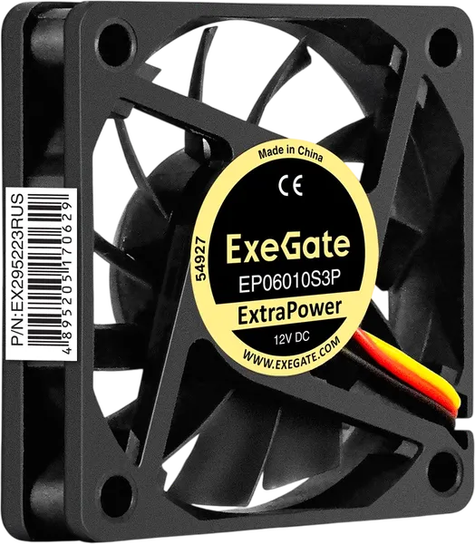 Изображение товара Вентилятор для корпуса ExeGate ExtraPower EP06010S3P / EX295223RUS