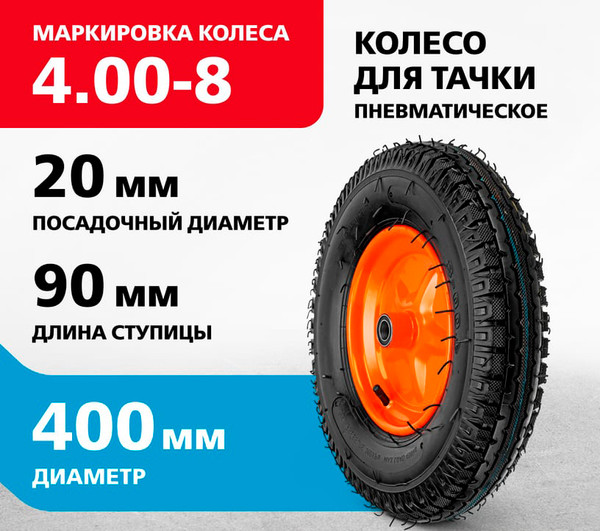 Изображение товара Колесо для тачки Palisad 69081