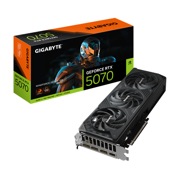 Изображение товара Видеокарта Gigabyte RTX 5070 Windforce OC SFF 12G (GV-N5070WF3OC-12GD)