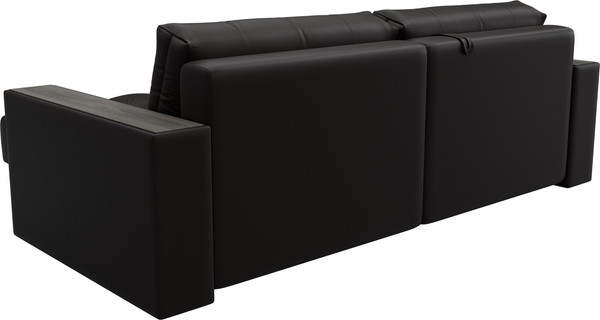 Изображение товара Диван угловой Лига Диванов Лига-049 НПБ универсальный с декором (экокожа Grifon 12 коричневый)