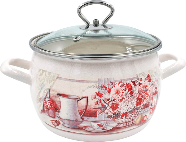 Изображение товара Кастрюля Лысьвенские эмали Летний этюд 4213САП2/4Жм